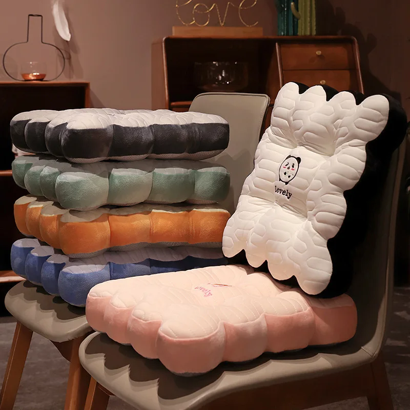 Cute Latex Toast Cushion Anti Slip Thickened Office Chair Cushion Car Seat Cushion Futon Sofa Tatami Bay Window Floor Cushion