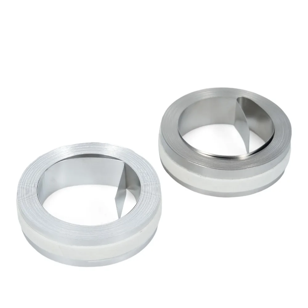Aluminum Embossing Label Tape Non Adhesive 12mm Width Metal Label Maker Embossing Practical Self Adhesive Label Tape