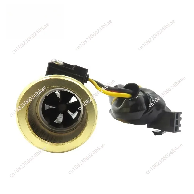 Liquid turbine flow meter b6 brass water flow sensor 1-30l/min digital heater sensor