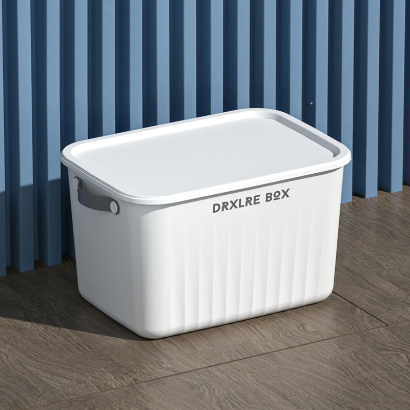 

Ящик для хранения, коробка-органайзер для игрушек, коробка для общежития, домашнего шкафа, гостиной, большой емкости, искусственная кожа с крышкой для рабочего стола