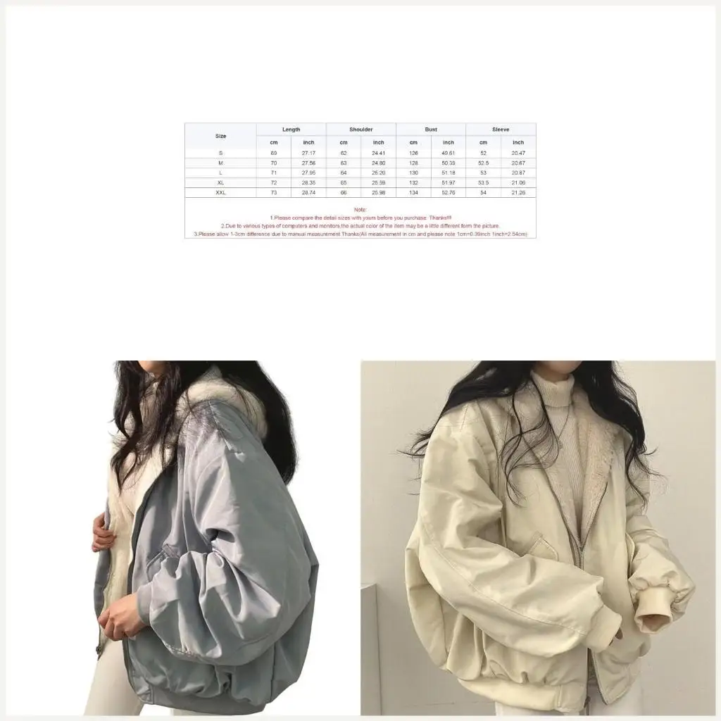  Women's Faux Furs Fleece Coat Parka Sherpas Fuzzy Faux Shearling Jackets Zipper Casual Winter Warm Oversized Outwear