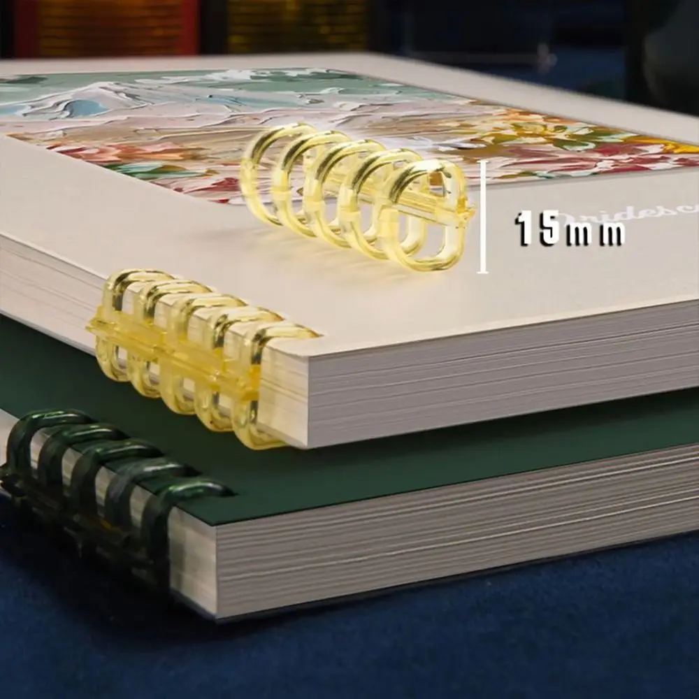 Olieverfschilderij Losbladig Boek Verdikking Cover Rose Mary Filler Papieren Notebook Retro Ins Stijl Student Dagboek Kladblok Reiziger