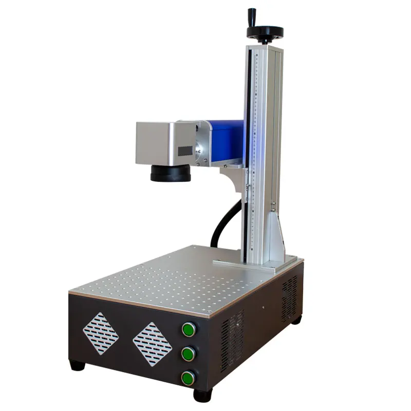 

shandong factory Integrated fiber laser marking machine RAYCUS or MAX metal marking machine price