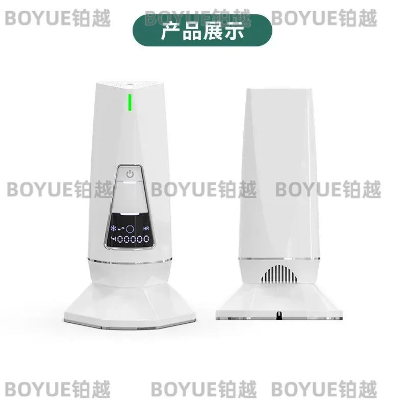 Portable Sapphire Ice Cooling Hair Removal Device 510k Certified Painless Epilator for Home and Professional Use Smooth