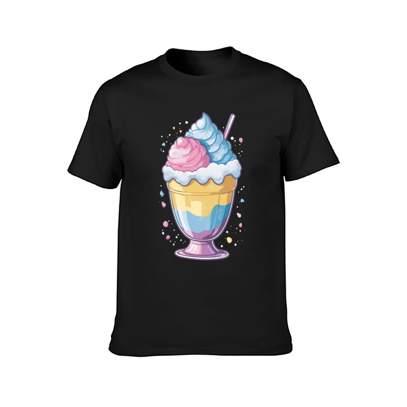 Sweet Treat Delight Pastel Shaved Ice T-Shirt plus sizes customizeds oversizeds blacks mens graphic t-shirts big and tall