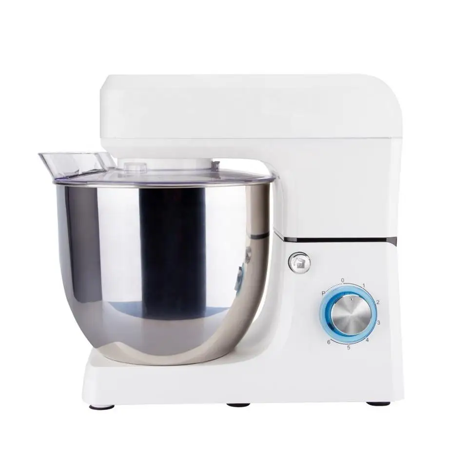 China Manufacturer Wholesale Hot Sale Silver 1500W Electric Food Mixer 10L Stainless Steel Mixing Bowl Stand Mixer Full Copper