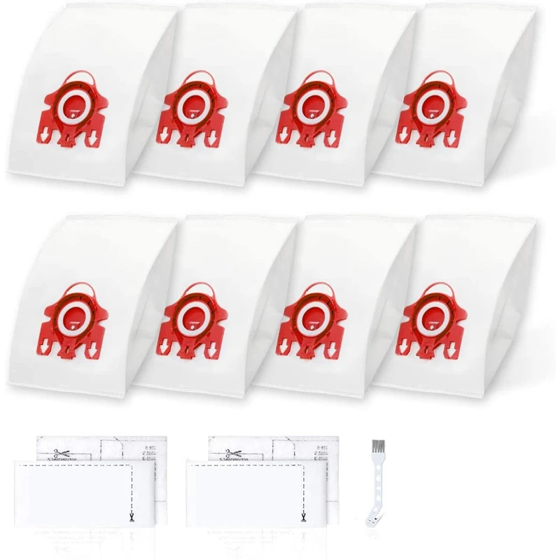 Replacement Vacuum Bags For Miele FJM Airclean 3D Efficiency Dust Bags, Fits Models Miele F J M Series Vacuum Cleaner