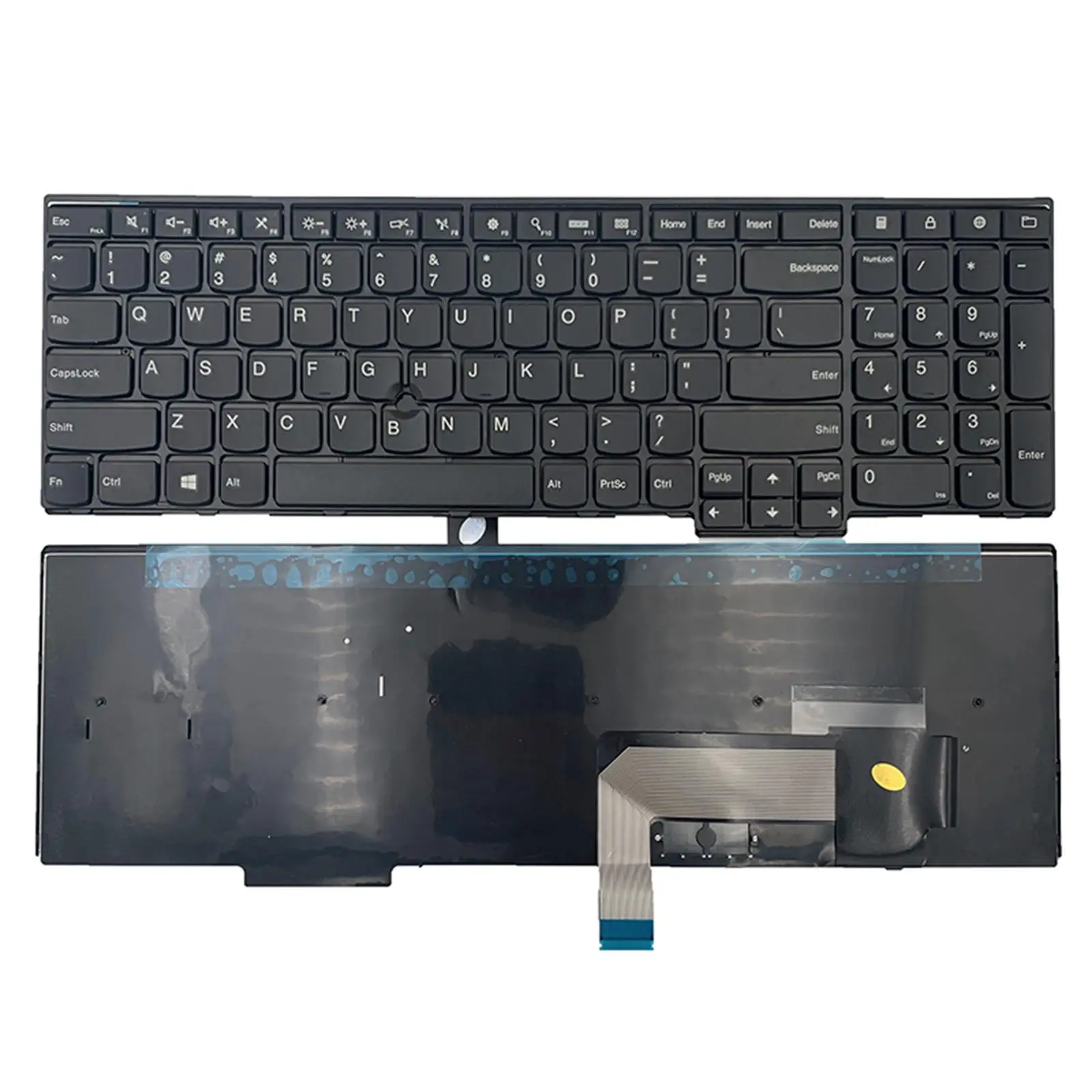 Laptop Keyboard Non Backlit US Layout Durable Replacement for Lenovo ThinkPad Edge T550 Accessory Spare Parts Parts