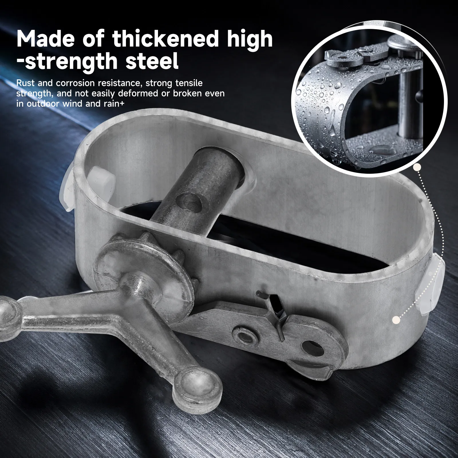 Aluminum Alloy Wire Tensioner Heavy Duty Steel Cable Tightener for Pool Cover Greenhouse Fence Fruit Tree Training Rope