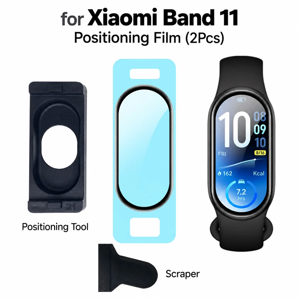 1-5PCS Watch Screen Protectors 3D Composite Film for Xiaomi Miband 11 Watch for MIBAND 11 NFC Not Glass Films correa