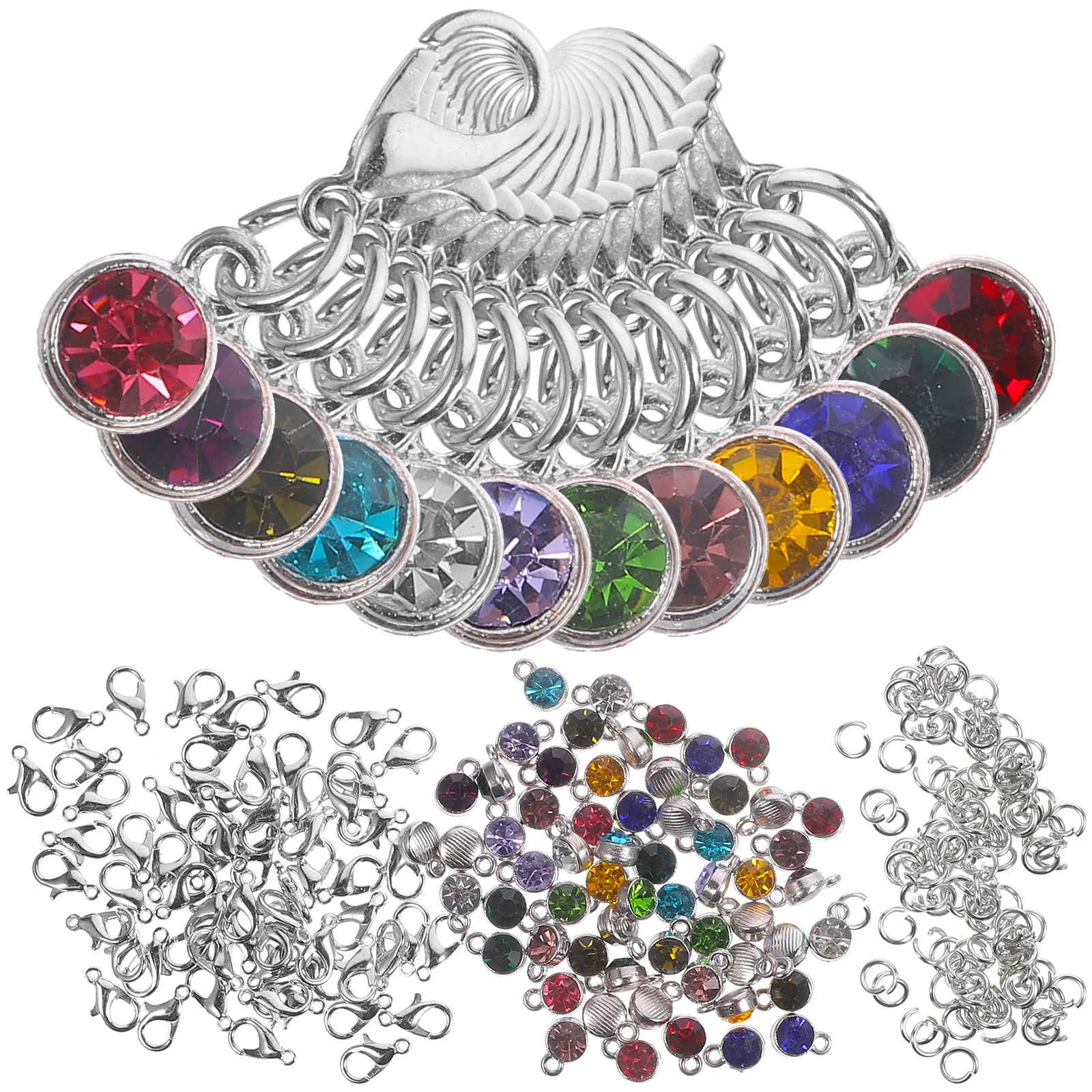 

1 комплект, подвески из сплава драгоценных камней, креативные блестящие подвески для самостоятельного изготовления ювелирных изделий, ожерелье, браслет, декоративные висячие подвески