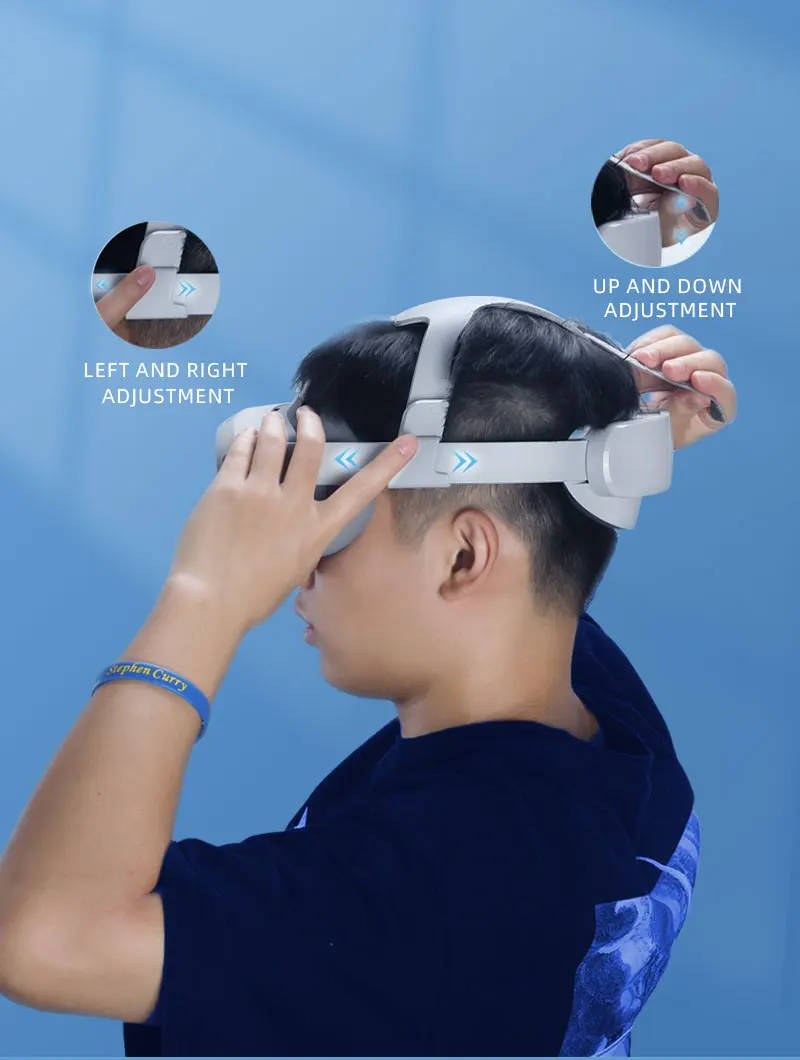 Hibloks Kopfband für Pico 4 Pro VR-Zubehör, bequem verstellbare Kopfbänder, Dekompressionshalterung für Pico 4 VR-Zubehör – Detail 7
