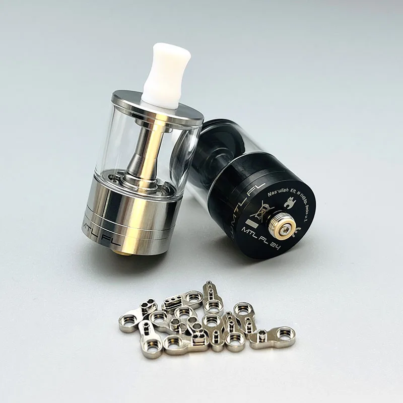 

DSXvape Dvarw MTL FL 24mm RTA Single Coil Airflow Tank Rebuildable Atomizer RTA 316ss 3.5ml/6ml vape tank with 11pcs AFC insert