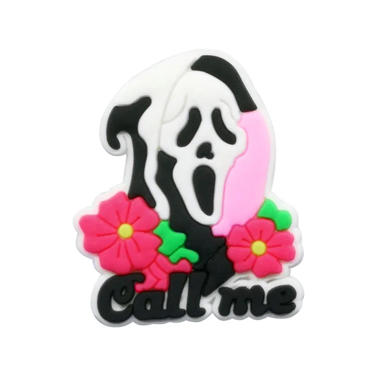 Single sale 1pcs Halloween Horror Movie Series Shoe Charms PVC Accessories DIY Shoe Decoration For Classic Clog Kids X-mas Gifts image 5