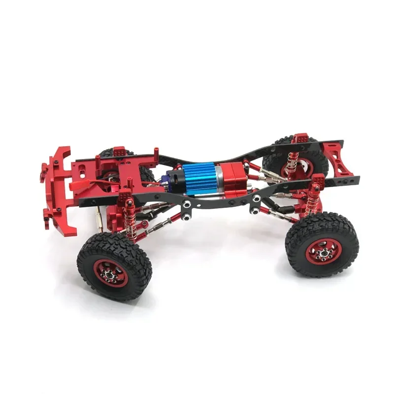 WPL C14 C24 C24-1 Metalowa oś przednia i tylna Zestaw amortyzatorów do montażu na drążku 1/16 RC Car Upgrade Parts