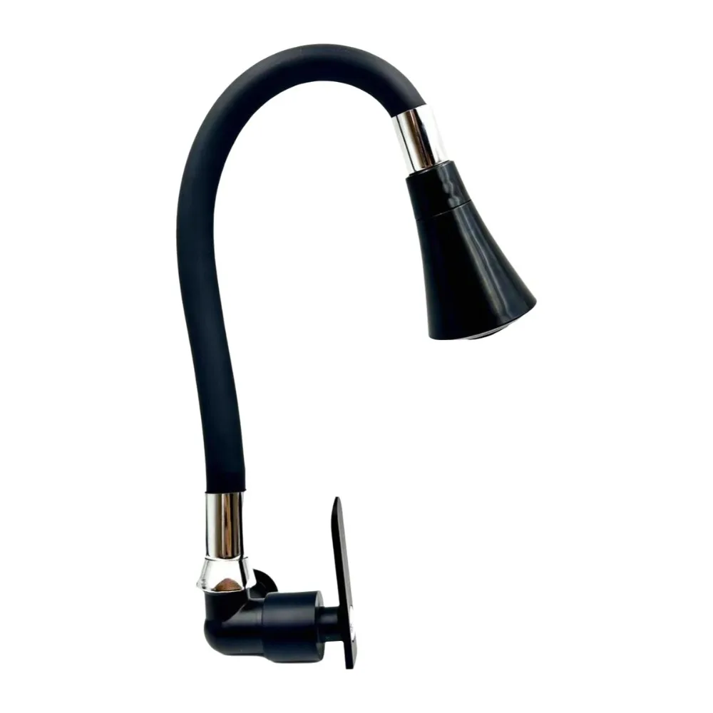 

Creative Zinc Alloy Kitchen Faucet Water Saving 2 Modes Rotatable Spout Faucet Universal Single Cold Water Tap Balcony