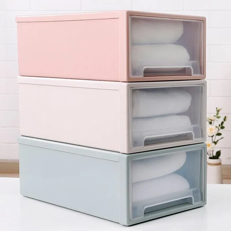 Drawer Storage Box, Wardrobe, Clothing Storage Box, Plastic Transparent Storage Box, Quilt Storage Box, Organizing Box