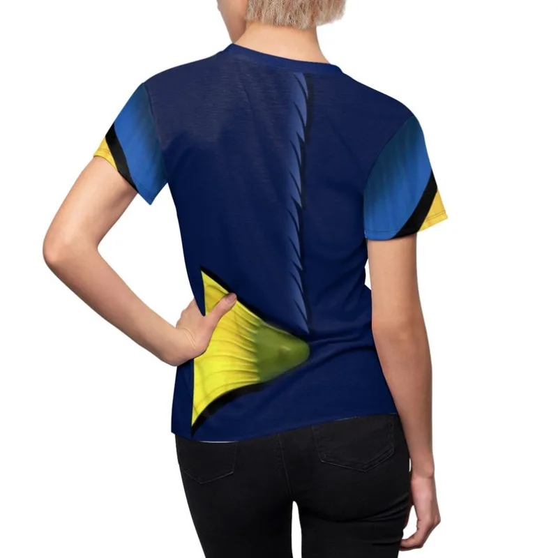 3D Printed T-shirt Cosplay Fish T-shirt for Children and Adults, Suitable for Casual and Fashionable Play and Travel