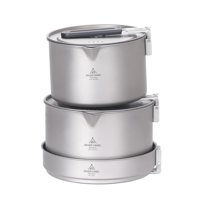 Pot and Pan Set Tableware Cookware Kit Pots Pans  Accessories Kitchen Utensils Sets Picnic BBQ Supplies Camping Cookware Set