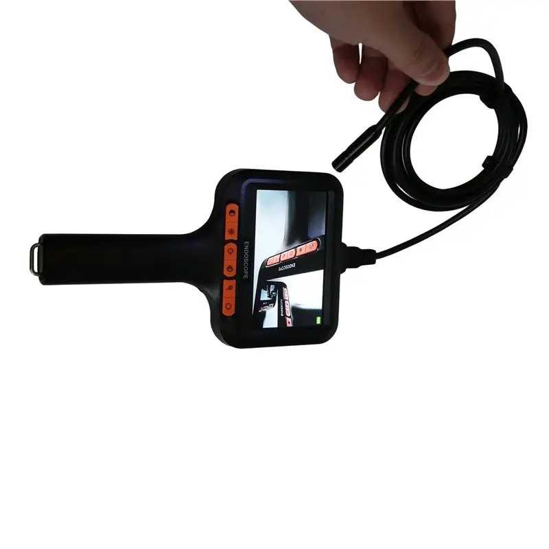 【HOT A69Z!】1080P HD Borescope Camera With 4.3Inch Display, 8 LED Lights And 16.5Ft Flexible Snake Camera