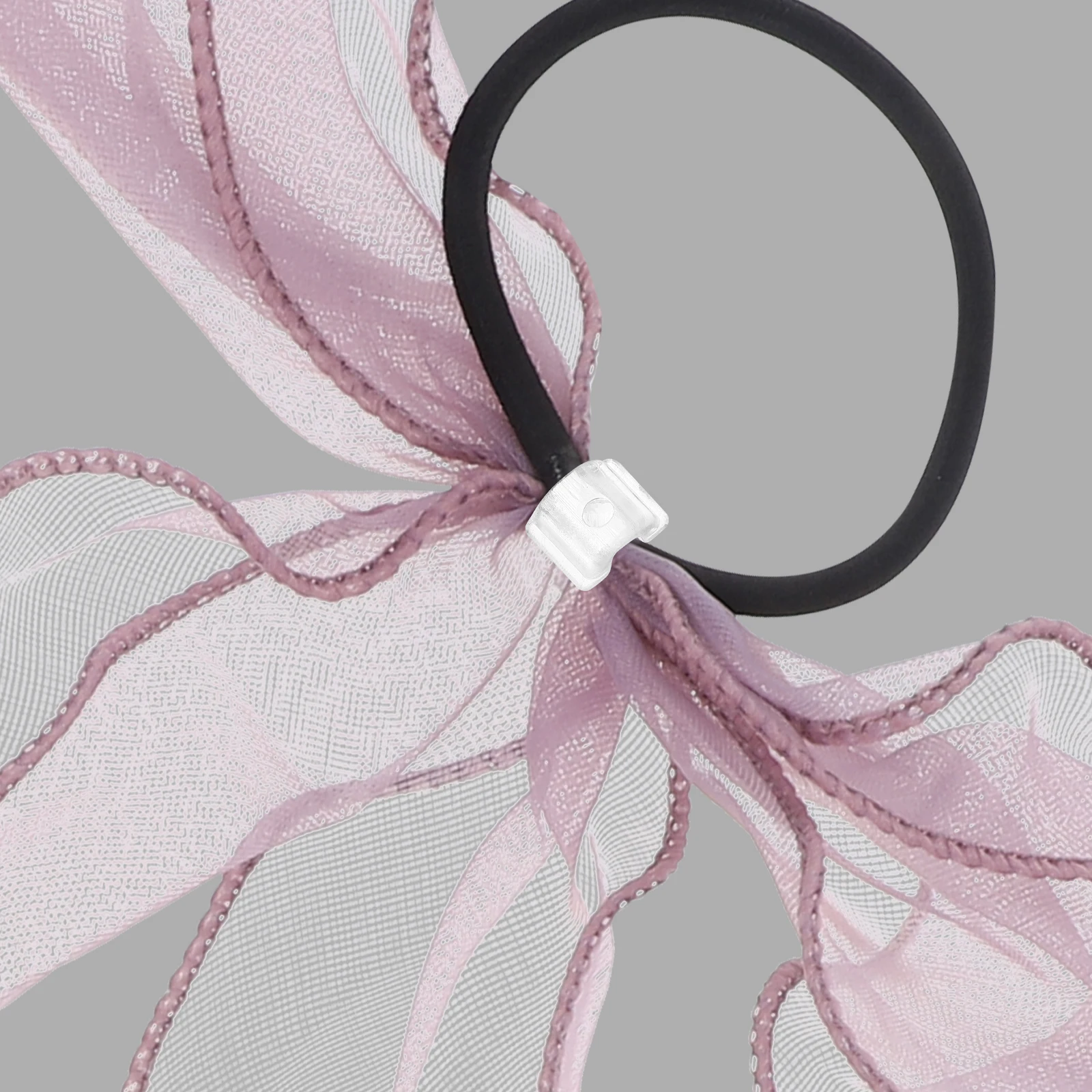 

50pcs Accessories Transparent Black Buckles Hair Ties Buckle U-shaped C-shaped Hair Ties Holders Plastic Durable