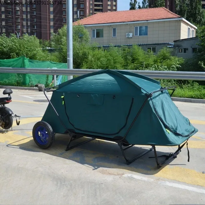 

Removable Cycling Camping Tent Outdoor Folding Single Automatic Opening Hiking Tent Portable Overnight Camping Equipment