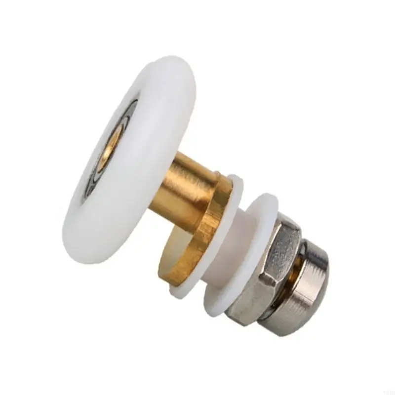 Y51B RELAJO PUERTA PUERTA VIDRIA DEL RELAJO PARTICIÓN RODILLOS RODILLOS RUEDAS PUERTA ROPA NYLON