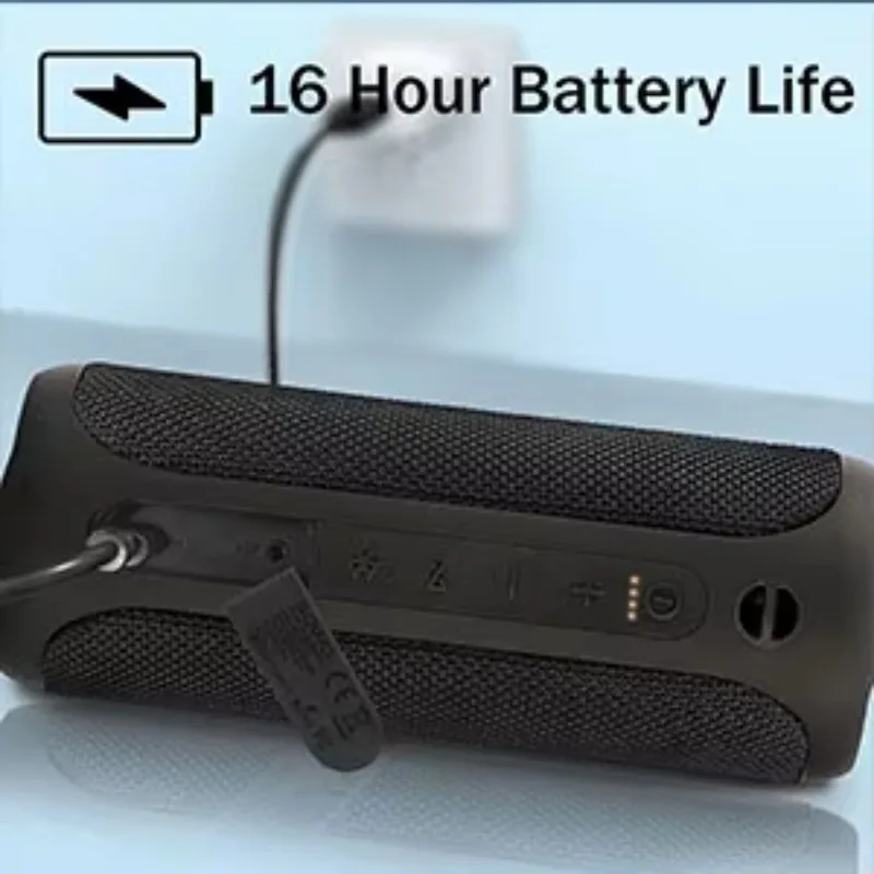 Portable for Bluetooth Speaker HD Sound IPX5 Waterproof 20 Hour Playtime TWS Pairing for Home Party Outdoor Beach White Elephant