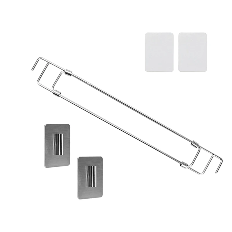 Metal Fridge Support Divider Bar, Adjustable Refrigerator Bar for Cabinet and Shelf Storage During Travel Uses
