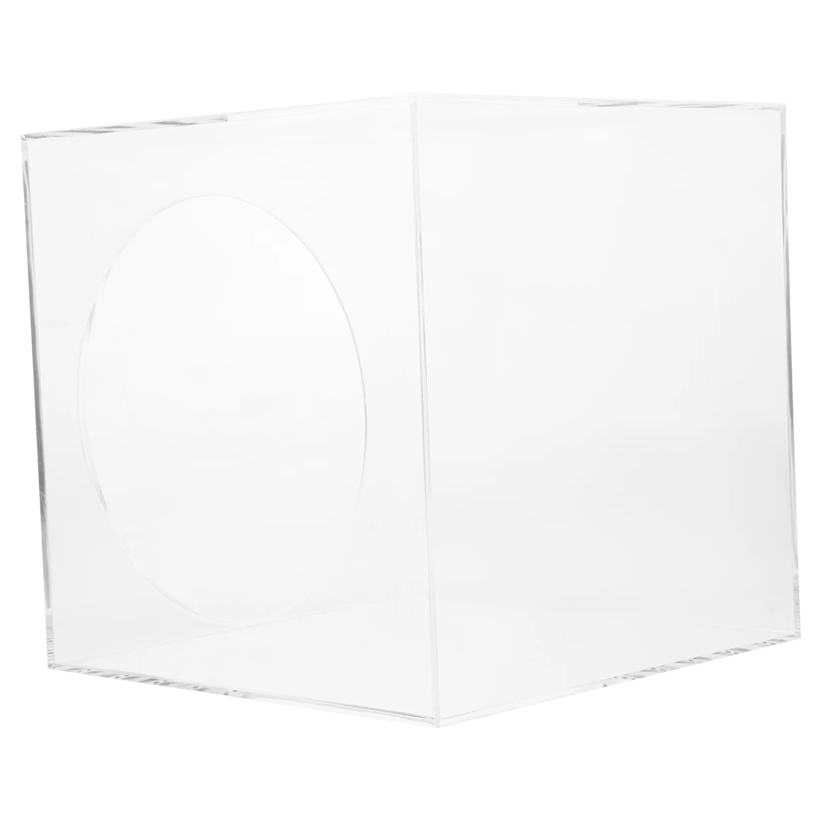 

Lottery Box Ticket Clear Raffle Boxes Decorated with Slot Donation Container Acrylic