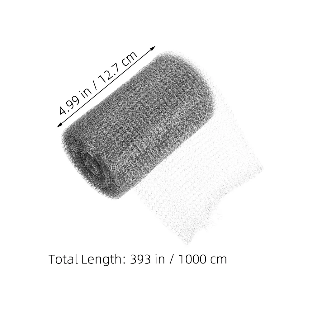 Stainless Steel Wire Mesh Roll for Outdoor Pipes Gardens Fixtures Hole Sealing Flexible Metal Mesh