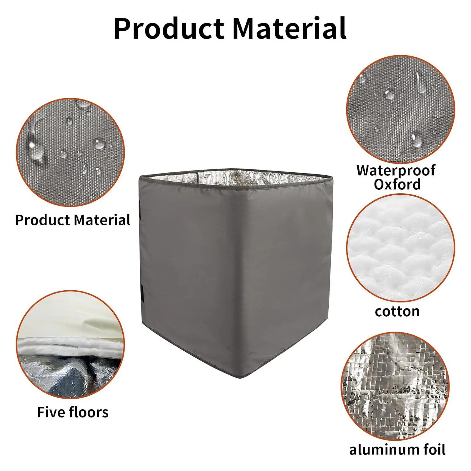 الشتاء خلية النحل التفاف مقاوم للماء خلية النحل التفاف الشتاء غطاء للحماية في الهواء الطلق تربية النحل لوازم العزل الدافئ لفناء الحديقة #5