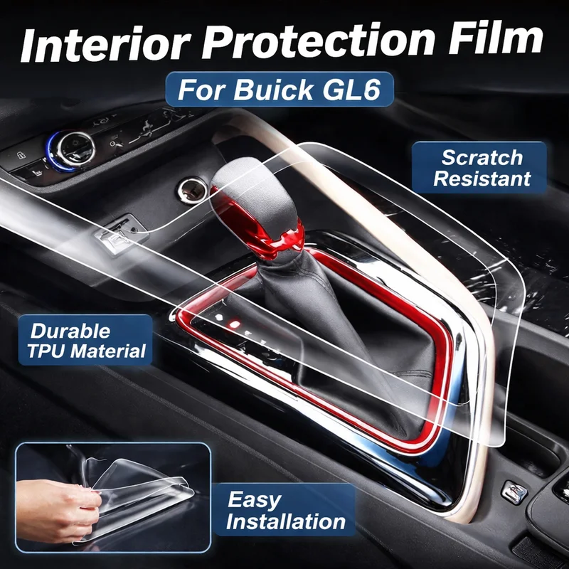 

Interior Protection Film For Buick GL6 TPU Screen Center Console Shift Trim Car Accessories, Replacement Parts