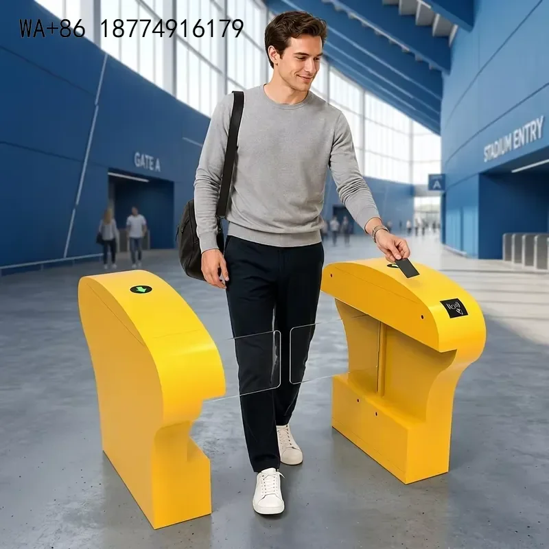 wmwmnu IP65 Stainless Steel Swing Turnstile Gate Facial Recognition Access Control System Biometric Entry Solution