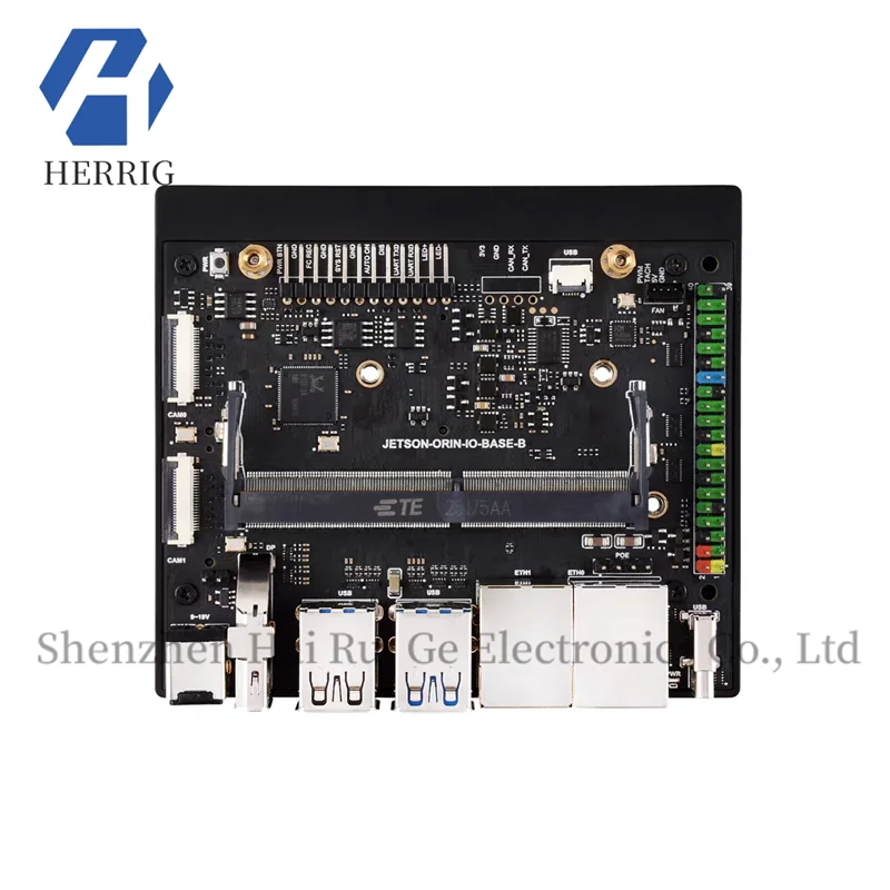 Micro Snow Jetson Orin Nano/NX Super Dual Ethernet Core Board Base Board Expansion USB/CSI Ports
