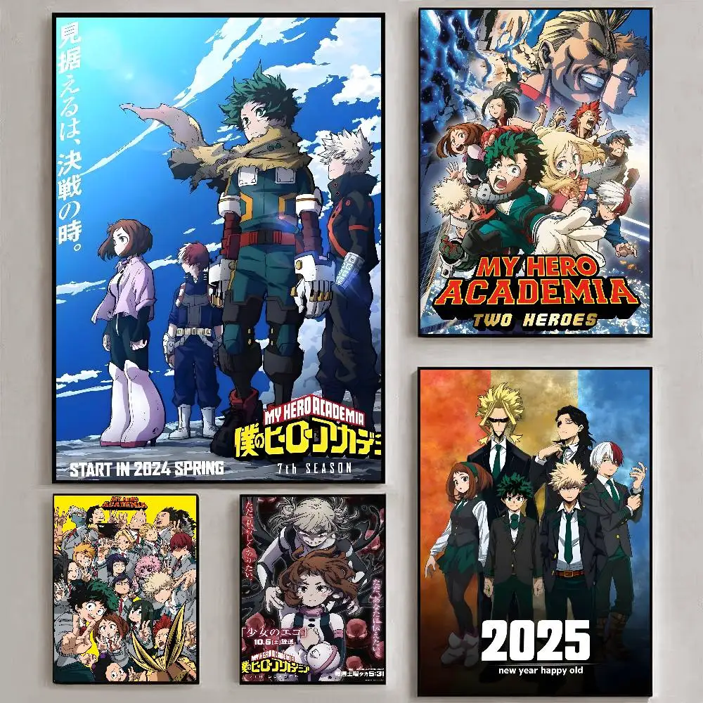 My Hero A-Academia Deku Classic Movie Poster Art HD Canvas Advanced Aesthetic Printing Paper Wall Art for Living Room Home Decor