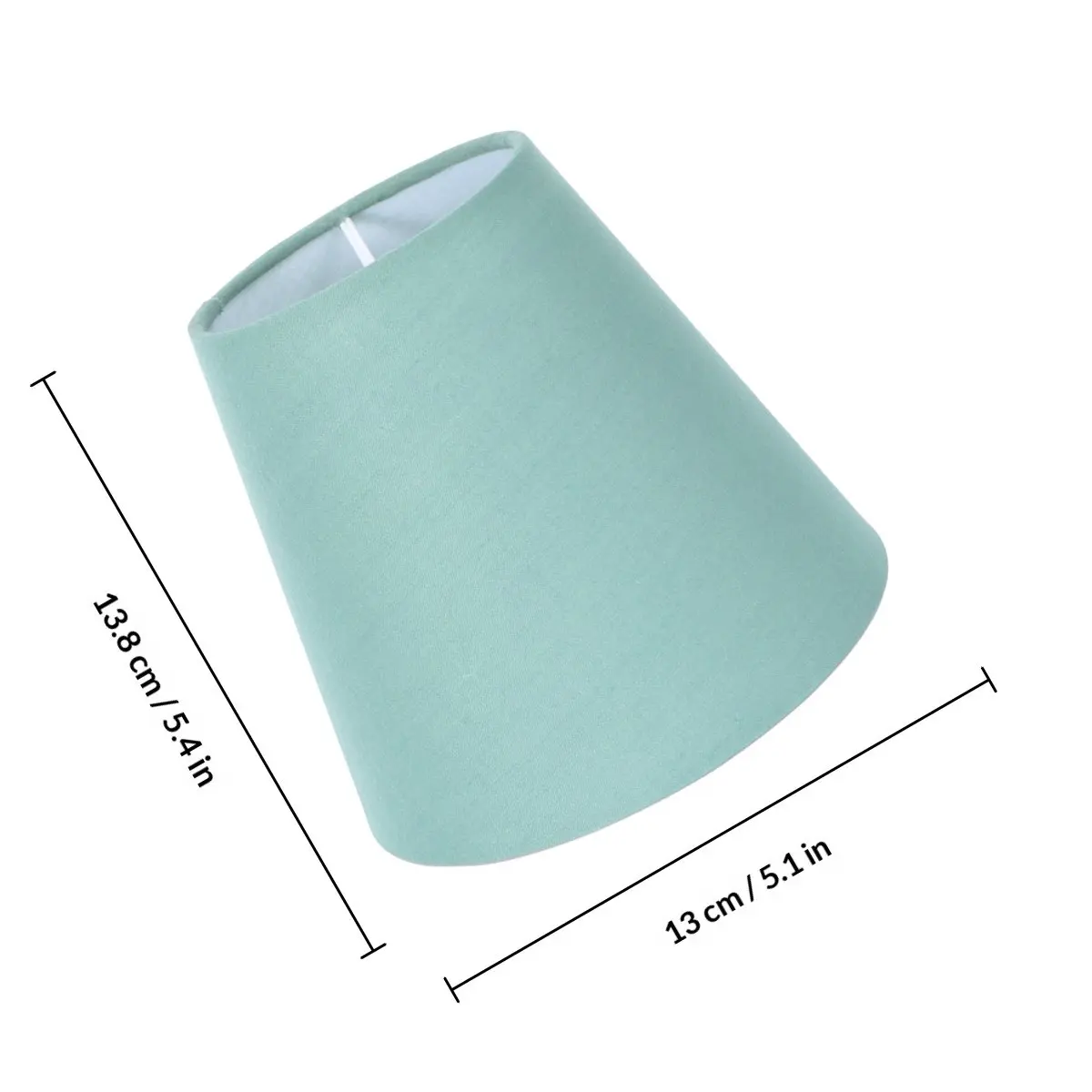 1Pcs Dark Green Clip-on Bubble Style Cloth Lamp Shade Premium Linen Fabric Dust-Proof Warm Ambient Lighting for Bedroom Living