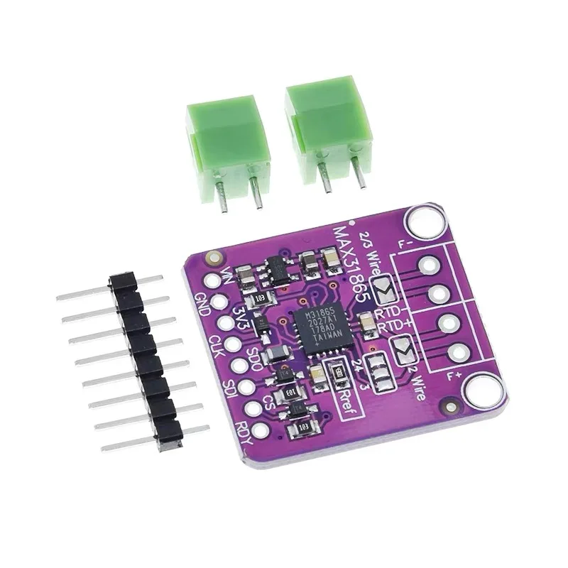 MAX31865 Platinum Resistance Temperature Sensor Detector Module Temperature Acquisition RTD/PT100-PT1000