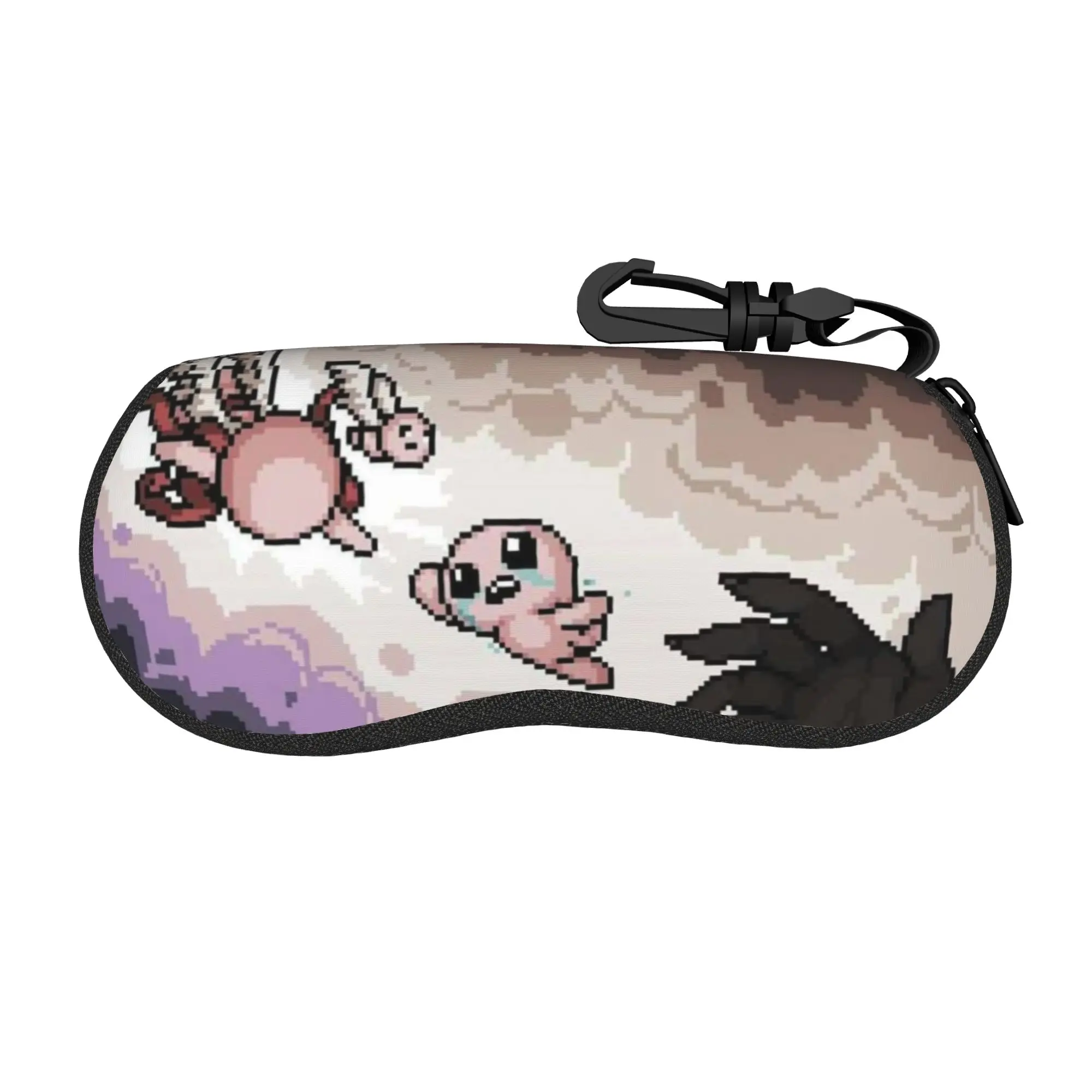 Kawaii Cartoon Glasses Case The Binding Of Isaac Accessories  Zipper  Glasses Protector Cartoon Eye Contacts Case