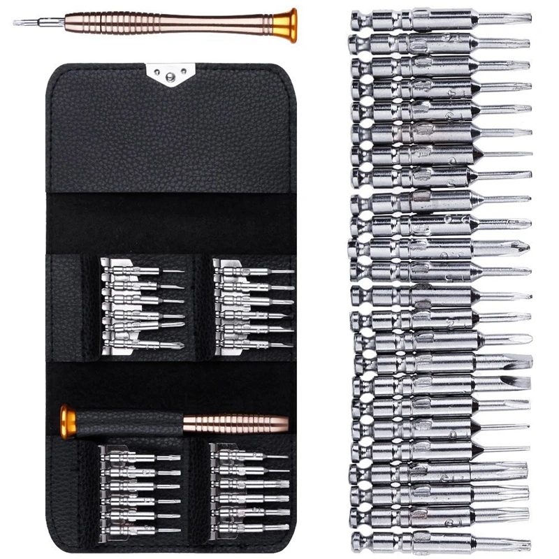 Magnetic Screwdriver Set Precision Multi Hand Tool Bag Torx Hex Screw Driver Bits Repair Tools Kit Phone Camera Maintenance