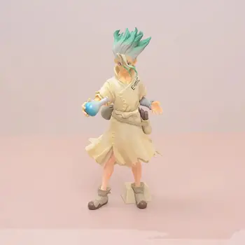 20公分動畫《Dr STONE》手辦 Dr STONE 石神千空 PVC可動人偶 石神千空模型收藏玩具 10 最佳銷售 石博士人物 - №4