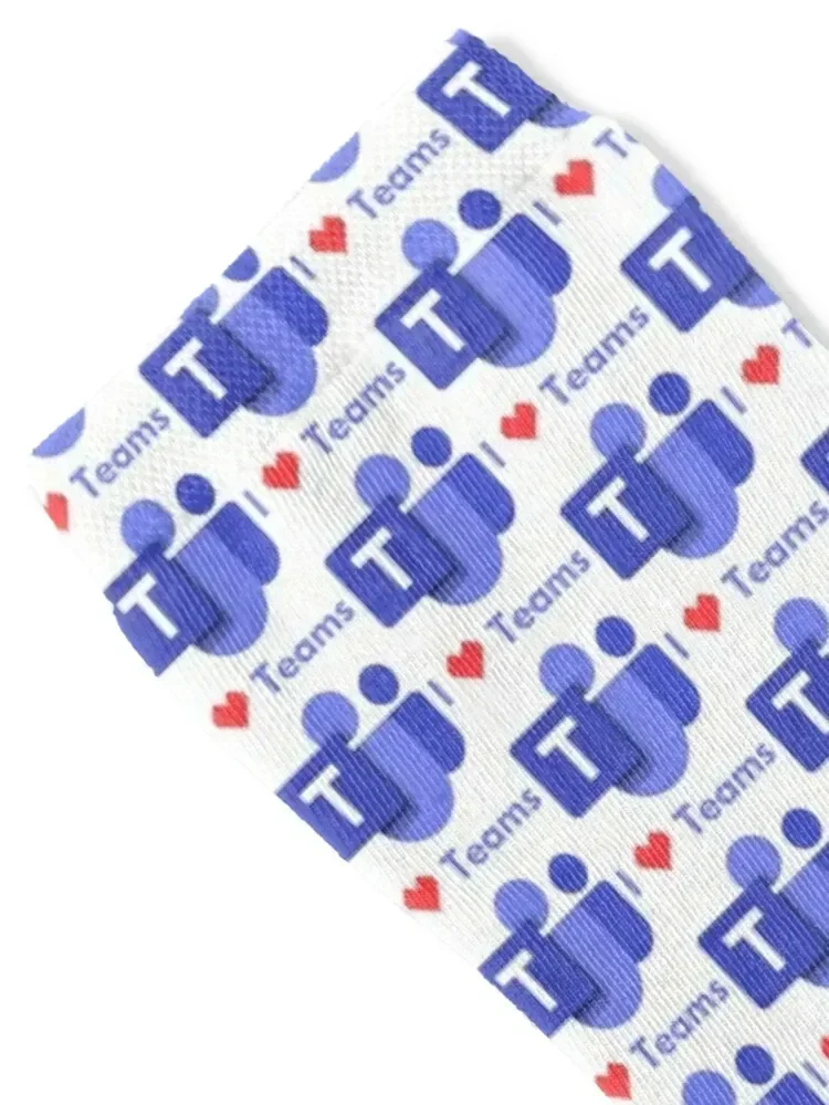 I Love Teams - Microsoft Teams Socks люкс крутые мужские носки женские