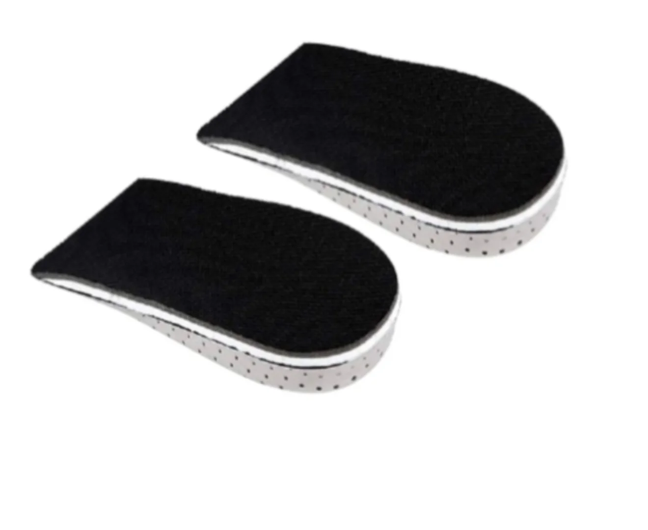 Grey 2CM Height Increase Insole Heel Lift Insert Shoe Pad Unisex EVA Cushion Elevator_Taller 1Pair Package