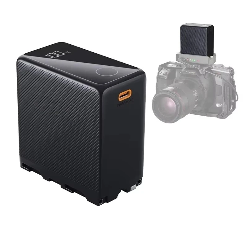 Аккумулятор SmallRig NP-F970 с прямой зарядкой USB-C, 10500 мАч, высокая емкость, интерфейс USB-C, поддержка быстрой зарядки PD 36 Вт