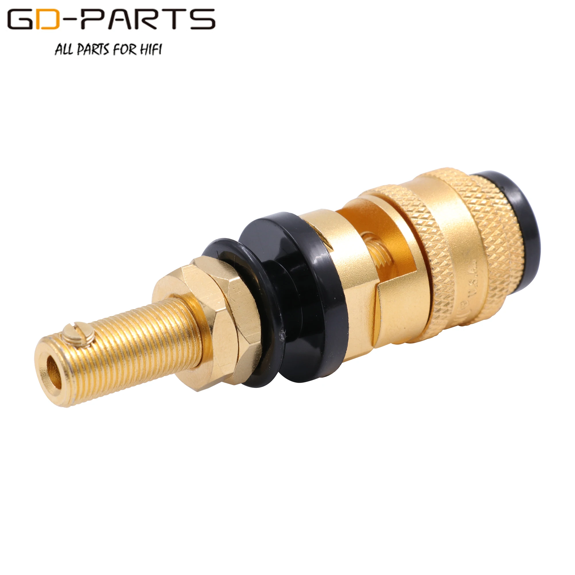 CMC 878M-SE 878L-SE High End OFC Brass Speaker AMP Binding Post Female Banana Jack Socket Connector Gold Plated Hifi Audio DIY