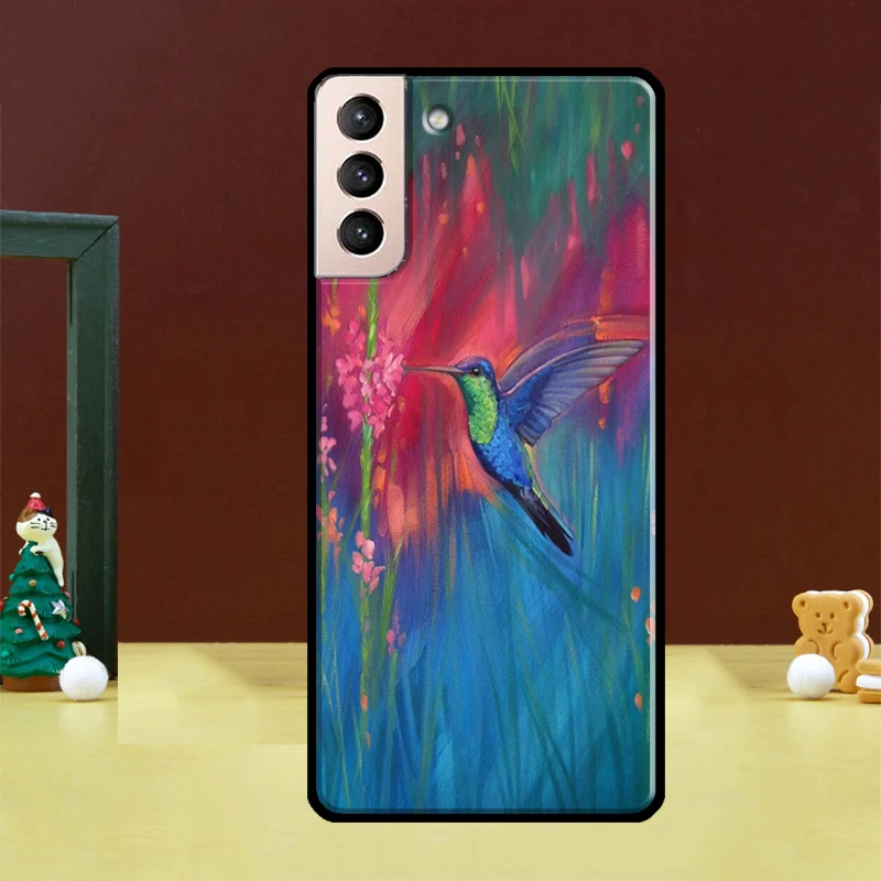 Hummingbird Case For Samsung Galaxy S23 S21 S22 Ultra S8 S9 S10 Note 10 Plus Note 20 Ultra S20 FE Cover