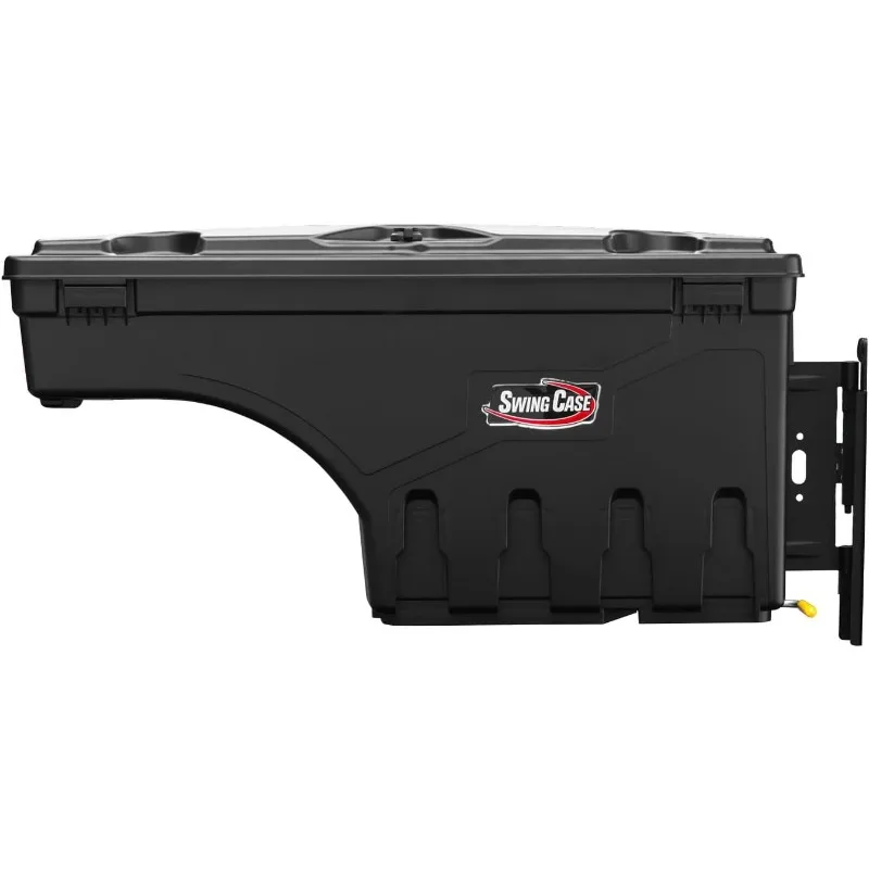 SwingCase Truck Bed Storage Box | SC400P | Fits 2007 - 2021 Toyota Tundra Passenger Side,Black