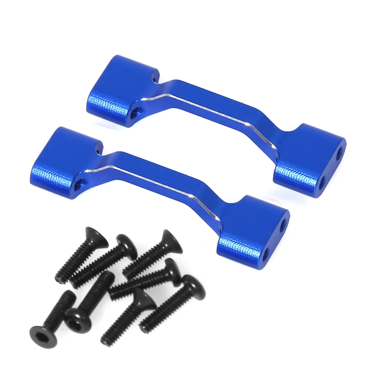 Kit de trilho para painel lateral de atualização de carro RC para LOSI 1/18 Mini LMT 4X4 escovado Monster Truck RC Car Upgrade Parts Azul