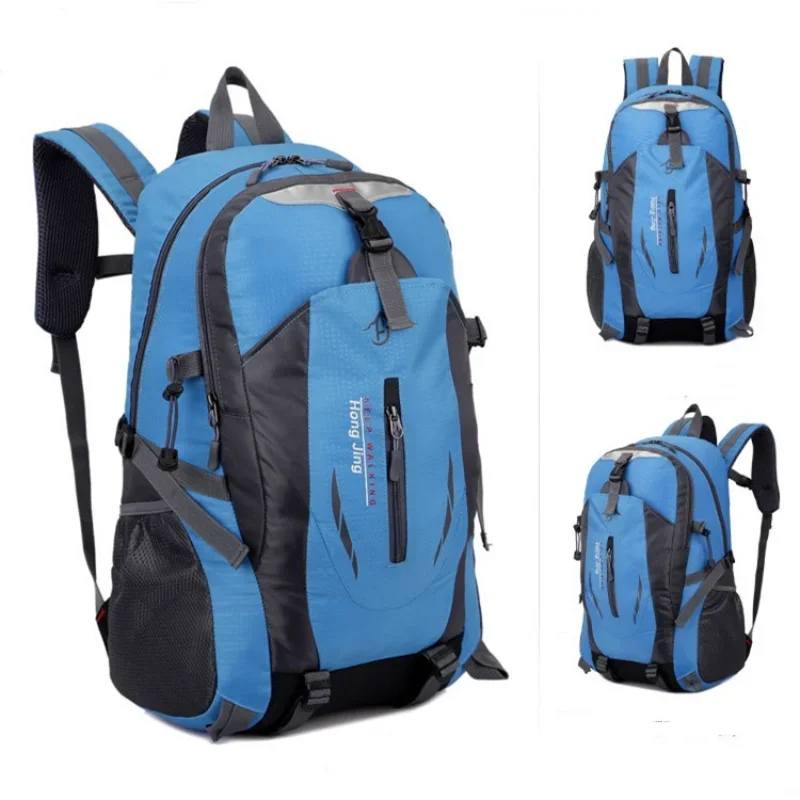 High-quality Nylon Waterproof Travel Backpack Men and Women Mountaineering Travel Bag Hiking Backpack Outdoor Sports Schoolbag