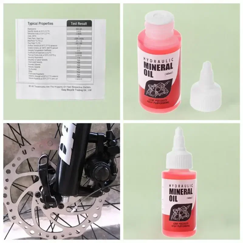 Bicycle Brake Mineral Oil System 60ml Fluid Aceite Cycling Mountain Bike Brake Fluid for Shimano Mineral Oil Bike Accessories